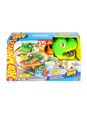 Pista armable Mattel T-rex