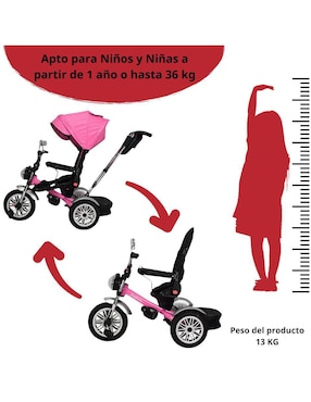 Triciclo Joykoo Giratorio 360 unisex