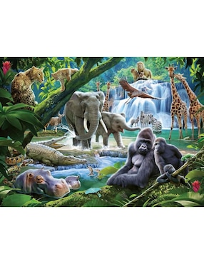 Rompecabezas Animales de la Selva Ravensburger 100 piezas