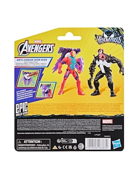 Figura de acción articulada VenomVersus Iron Man Marvel