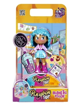 Muñeca mini Pinypon Pinypon Bubble Tea Girl