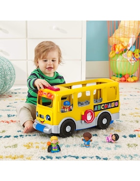 Camión Escolar Mattel Little People juego armable infantil unisex