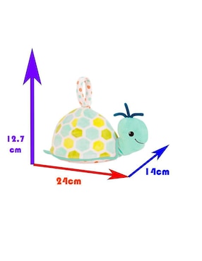 Peluche de Baby Animal Tortuga Btoys de 12.7 cm