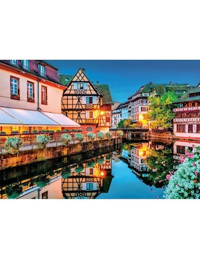 Rompecabezas Clementoni Lugares especiales del mundo Strassbourg Old Town 500 piezas