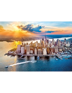 Rompecabezas Clementoni Lugares famosos del mundo Nueva York al atardecer 500 piezas