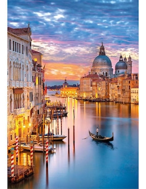 Rompecabezas Clementoni Lugares famosos del mundo Venecia Iluminada 500 piezas