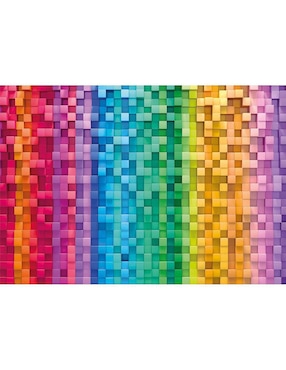 Rompecabezas Clementoni Abstracto ColorBoom Pixel  1000 piezas