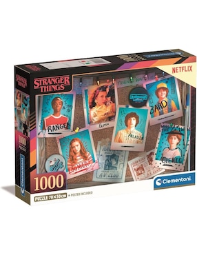 Rompecabezas Clementoni Serie Stranger Things 1000 piezas
