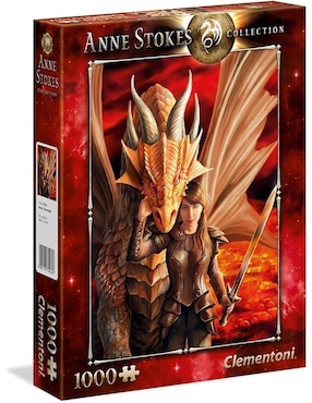 Rompecabezas Clementoni Hadas mágicas Anne Stokes Inner Strength 1000 piezas