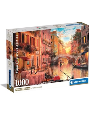 Rompecabezas Clementoni Lugares famosos del mundo Venecia 1000 piezas