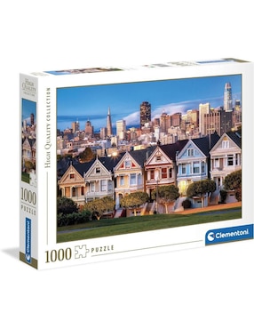 Rompecabezas Clementoni Lugares famosos del mundo San Francisco Painted Ladies 1000 piezas
