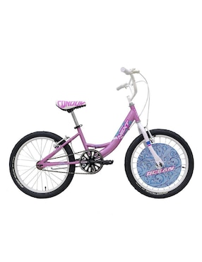 Bicicleta infantil Veloci rodada 20 para niña