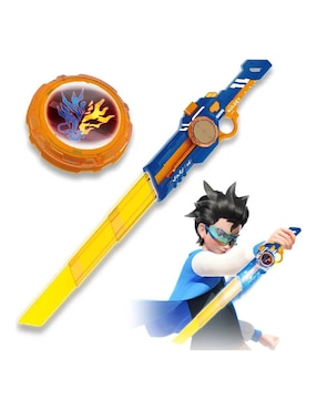 Trompo con espada lanzador Fury Wave Dragon Alpha