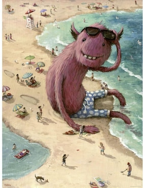 Rompecabezas artistas modernos Zozoville Chico en la Playa Heye 1500 piezas