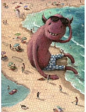 Rompecabezas artistas modernos Zozoville Chico en la Playa Heye 1500 piezas