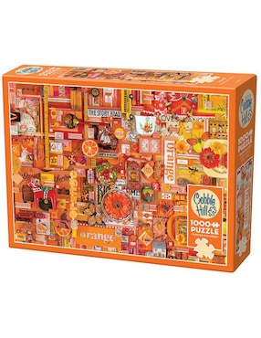 Rompecabezas Artistas Modernos Naranja Shelley Davies Cobble Hill 1000 piezas