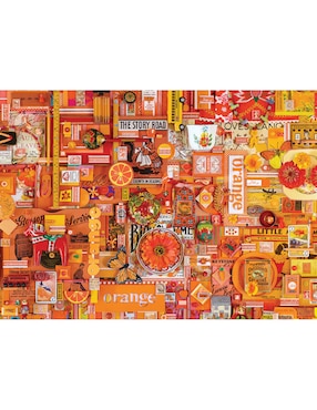Rompecabezas Artistas Modernos Naranja Shelley Davies Cobble Hill 1000 piezas