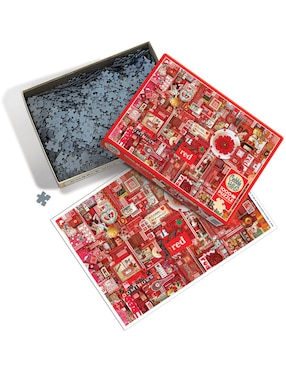 Rompecabezas Artistas Modernos Rojo Shelley Davies Cobble Hill 1000 piezas