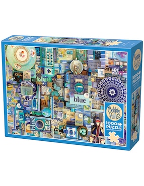Rompecabezas Artistas Modernos Azul Shelley Davies Cobble Hill 1000 piezas