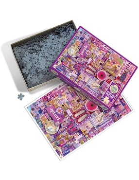 Rompecabezas Artistas Modernos Morado Shelley Davies Cobble Hill 1000 piezas