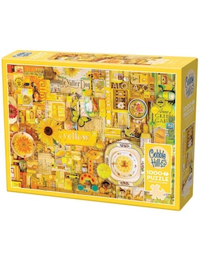 Rompecabezas Artistas Modernos Amarillo Shelley Davies Cobble Hill 1000 piezas