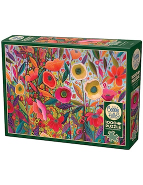 Rompecabezas Flores Extravagancia Cobble Hill 1000 piezas