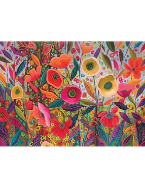 Rompecabezas Flores Extravagancia Cobble Hill 1000 piezas