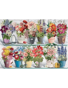 Rompecabezas Flores Varios Ramos de Flores Cobble Hill 1000 piezas