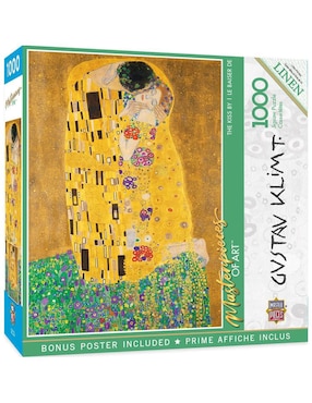 Rompecabezas Gustav Klimt, El Beso Y La Virgen The Kiss, Klimt Master Pieces 1000 piezas