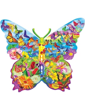 Rompecabezas Mariposa Contours Butterfly Surprise Master Pieces 1000 piezas
