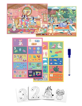 Educando: Números cuenta y traza Bluey Novelty