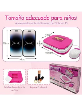 Juego didáctico Mini laptop interactiva Op