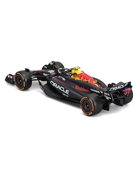 Automóvil deportivo Bburago escudería f1 pérez Oracle Red Bull Racing