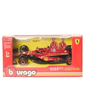 Vehículo a escala Bburago formula racing 16 Charles Leclerc
