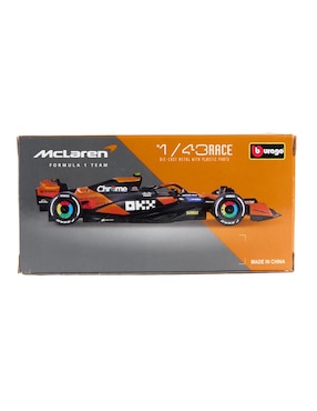 Vehículo a escala Bburago miami grand prix 2024 McLaren MCL38