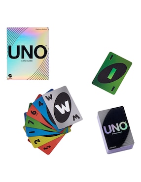 Juego de cartas Platinum juego de mesa Uno
