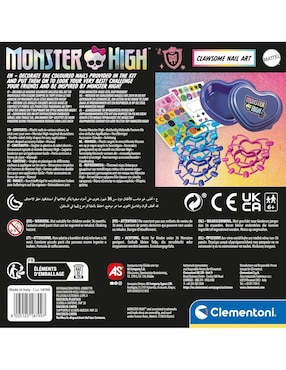 Set decoración uñas Monster High Clementoni