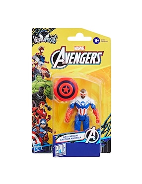 Figura de acción articulada Venomversus Captain America: San Wilson Especial Marvel