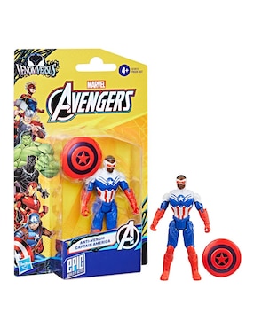 Figura de acción articulada Venomversus Captain America: San Wilson Especial Marvel