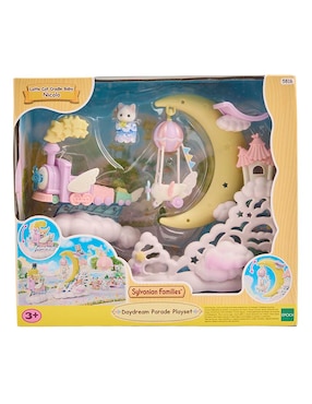 Set muñecas Latte cat cradle baby Sylvanian Families daydream parade playset