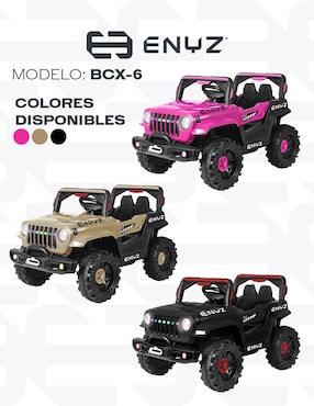 Automóvil montable Eniz Jeep recargable