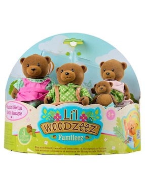 Set muñecas Woodzeez Familia de Osos