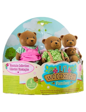 Set muñecas Woodzeez Familia de Osos