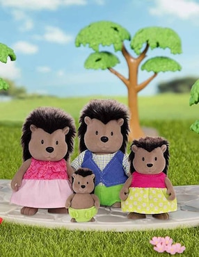 Set muñecas Woodzeez Familia Puercoespin