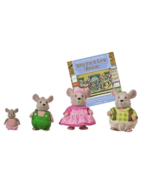 Set muñecas Woodzeez Familia de ratones