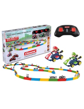 Set pista y automóviles Carrera tabletop racing Mario Kart