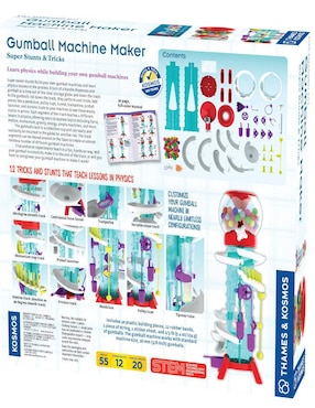 Thames & Kosmos kit de maquina de chicles maquina