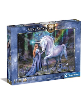 Rompecabezas Hadas mágicas Anne Stokes -Bluebell Wood Clementoni 1500 piezas