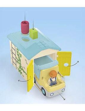 Playmobil Camión de obras con garaje 71686 Junior