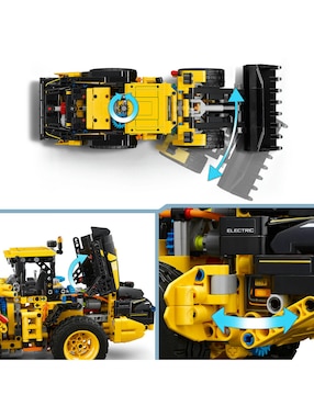 Lego Technic Cargadora con Ruedas Volvo L120 Electric 42209